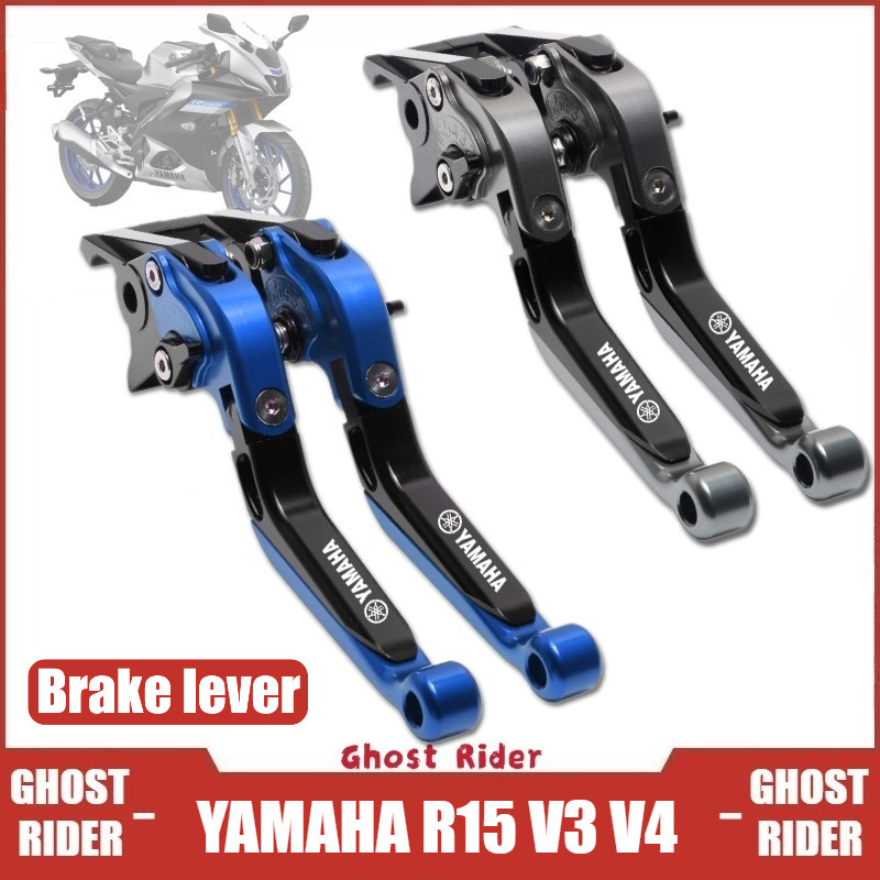 Dành Cho Xe YAMAHA YZF R15 V3 V4 MT15 Sửa Đổi CNC Có Thể Gập Lại Phanh Ly Hợp Đòn Bẩy Đua Tay Cầm Bộ Phụ Kiện