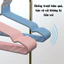Móc treo quần áo kim loại chống gỉ cao cấp GADI, Móc treo inox sang trọng siêu bền, móc phơi đa năng