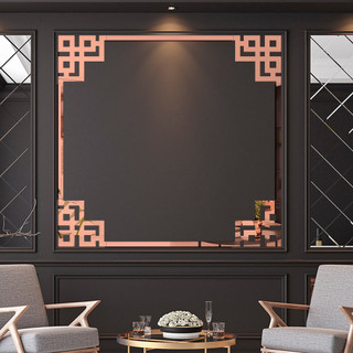 10cm Acrylic Góc Hoa Miếng Dán Hình Chữ Thập Miếng Dán Gương Nội Thất Nhà Tivi Nền Trang Trí Tường Dán Tường Tân Trang Trí BOCD