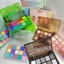 Bảng phấn mắt UCANBE 15 ô nhiều màu lên màu chuẩn lâu trôi trang điểm nghệ thuật makeup dễ dùng tiện lợi