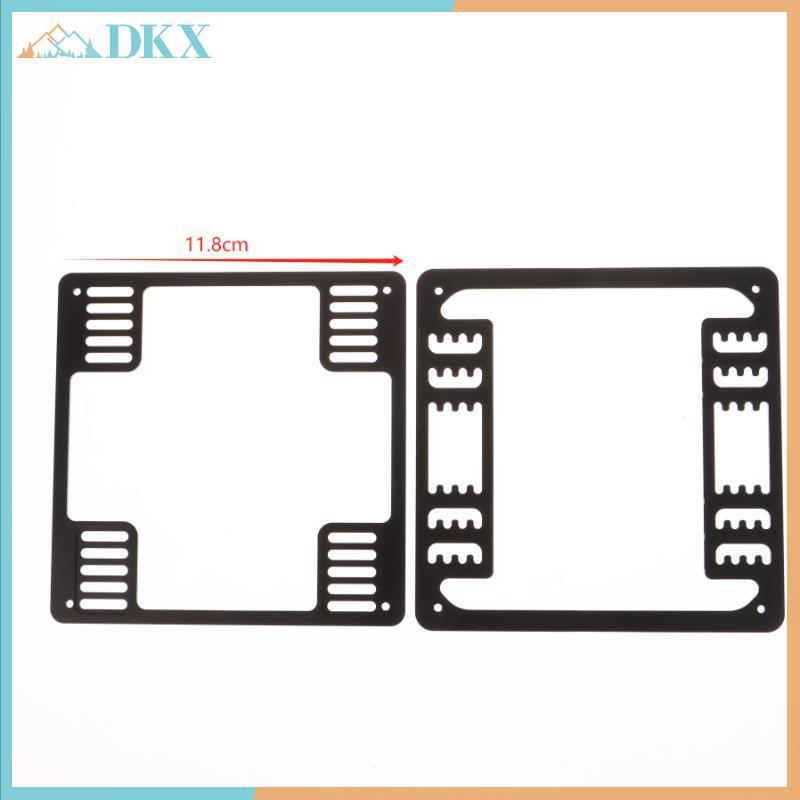 Giá đỡ chuyển đổi quạt DKX 9CM sang 12CM có thể được sử dụng cho hợp kim nhôm nhiệt cố định trục vít Axp100 và 9CM.