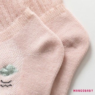 MG-Baby Tất Cho Bé Gái Và Bé Trai Hoạt Hình Thêu Chống Muỗi Đùi Cao Tất Lưới Mùa Hè Mỏng Vớ