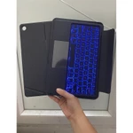 BAO DA BÀN PHÍM Smart Keybroad có Touchpad, giá đỡ, đèn LED, có thể tháo rời cho Samsung Galaxy Tab A11 Plus A11+ — ảnh 1