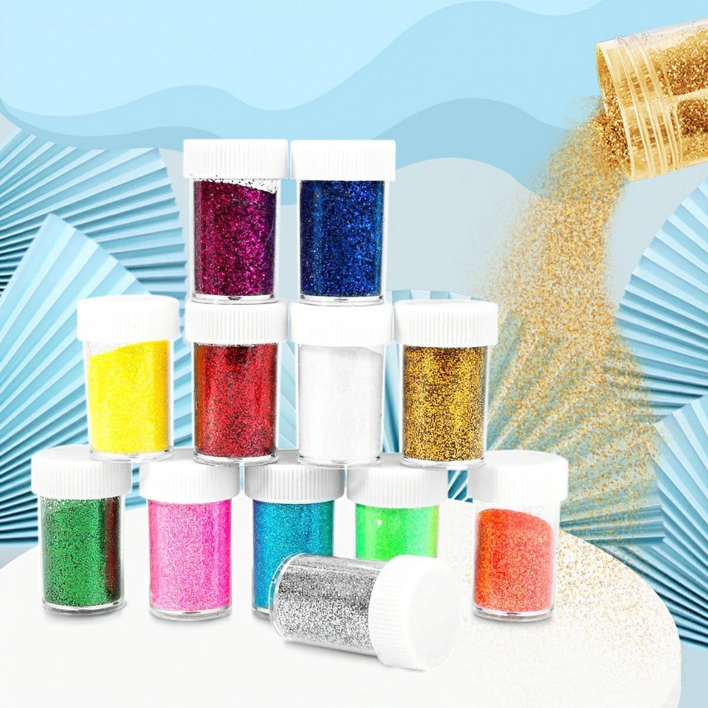 M7M 20g bột nhũ kim tuyến trang trí thủ công nail DIY Slime, làm đồ hanmade MALAN