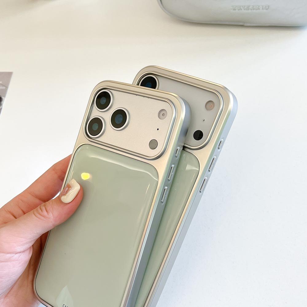 Ốp lưng cứng Tương thích với iPhone 13 14 14Pro 14ProMax 15 15Pro 15ProMax 16 16Pro 16ProMax 17 17Pro 17ProMax Ốp lưng họa tiết lục lam