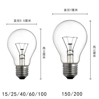 Phát hành lại hư hỏng Bóng đèn sợi đốt E27 Vít Dây tóc vonfram cổ điển Bóng đèn chiếu sáng thông thường Ánh sáng sợi đốt cho Fei