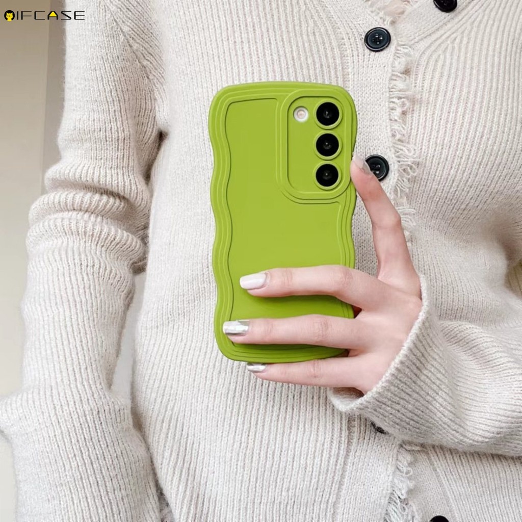 Dành Cho Samsung Galaxy Note 20 Ultra 10 S9 S8 Plus 10 + 9 8 S9 + S8 + Vỏ Điện Thoại Sóng Dopamine Màu Kẹo Nhiều Màu Sắc Bé Trai Bé Gái Đơn Giản Mờ Vỏ Mềm