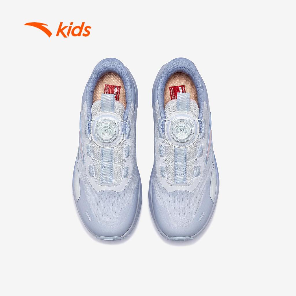 ANTA Kids PG7 Lingfeng Giày Chạy Thể Thao Bé gái 3225D5526 Size 33-39. Khóa Xoay Tiện Lợi, Êm Đàn Hồi, Thoải Mái Chân Bé