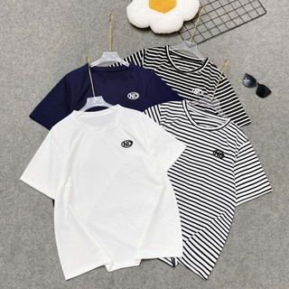 Áo Phông Nữ Bigsize Tay Ngắn Form Rộng Basic Họa Tiết ND Vải Thun Cotton Cho Chubby A326