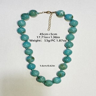 Vòng cổ handmade boho hạt nhựa, phong cách bohemian thời trang cho nữ