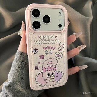 Ốp Điện Thoại Thích Hợp Cho iPhone Túi Trống Da Thỏ iPhone17promax Vỏ Điện Thoại iPhone16plus Phong Cách Mùa Đông 15 / 14 Chống Sốc 13 / 12 Vỏ Bảo Vệ Hoạt Hình SPKQ