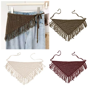 Khăn quàng cổ bằng vải Polyester mềm mại dành cho người lớn Khăn quàng cổ dệt kim rỗng thoáng khí