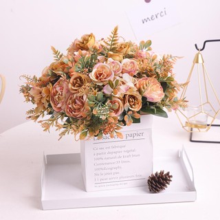 Hoa Giả Cẩm Tú Cầu Mẫu Đơn Hồng Lụa Cao Cấp Decor Trang Trí Nhà Cửa Phòng Khách Tiệc Cưới Bàn Làm Việc Vintage Bắc Âu Phụ Kiện Chụp Ảnh Đạo Cụ DIY Nội Thất Thẩm Mỹ Sang Trọng Hiện Đại Bền Màu Như Thật Quà Tặng Đẹp Mắt Nghệ Thuật Không Phai Sắc