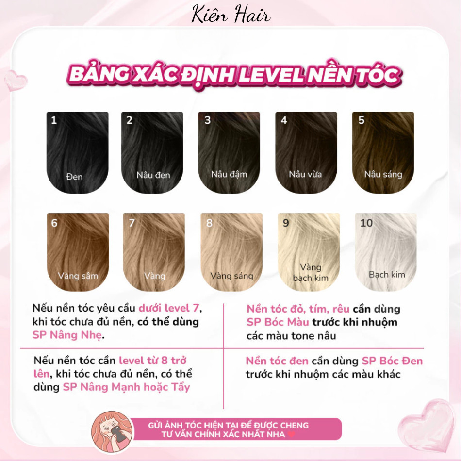 Thuốc Nhuộm Tóc Màu NÂU MOCHA Không Tẩy, lên từ nền đen, tặng kèm trợ nhuộm | Trunghair