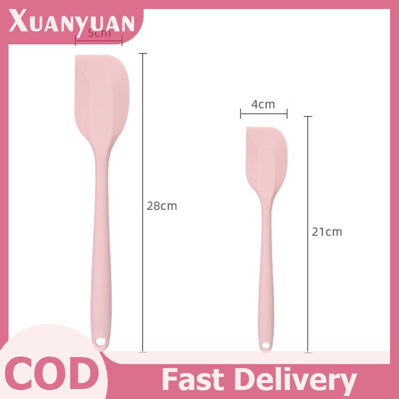 XUAN 1 Nhà Bếp Silicon Kem Bơ Bánh Thìa Batter Cạp Bàn Chải Bơ Trộn Bánh Bàn Chải Dụng Cụ Nướng Bánh Dụng Cụ Nhà Bếp Dụng Cụ Nhà Bếp S / L VN