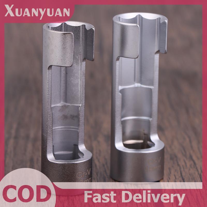 XUAN 17 / 19mmDiesel Kim Phun Nhiên Liệu Ống Lục Giác Mở Tay Loại Bỏ Cảm Biến Oxy Cờ Lê Ống Tay Xưởng Thiết Bị Dụng Cụ Cầm Tay VN