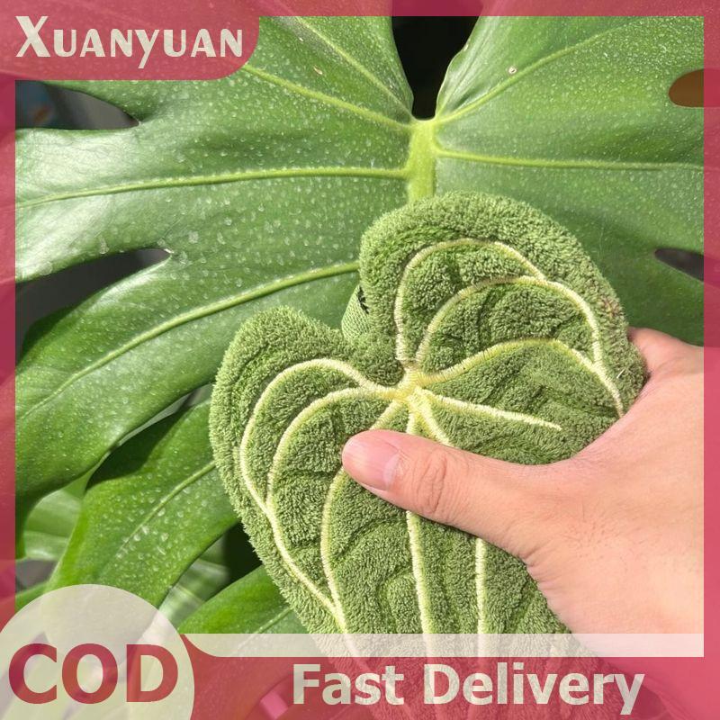 XUAN Hot Plant Khăn Tay Khăn Lau Thấm Hút Khăn Tay Dày Khăn Nhà Bếp Phòng Tắm Phụ Kiện Nhà Bếp VN