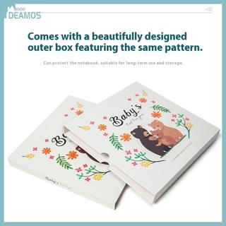DE Baby Growth Journal To Document Milestones Phát triển Dữ liệu Sổ lưu niệm cho sinh nhật Quà tặng tắm cho bé