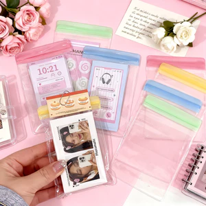 10 / 20 Chiếc Trang Sức Trong Suốt Túi Tự Kín Chống Mài Mòn Chống Bụi Nhựa Cói Bảo Quản Túi