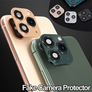Ống kính nhôm kim loại sang trọng cho iPhone X XS Max XR Ống kính máy ảnh Thay đổi thứ hai 11 Pro Max 12 Bảo vệ ống kính máy ảnh