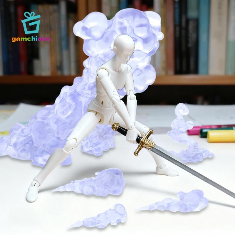 Gamchiano Hiệu Ứng Khói Mô Hình Phụ Kiện Trang Trí Đạo Cụ Sáng Tạo Nhân Vật Hành Động Một Phần Cho Búp Bê Di Chuyển Được Cho Gia Đình Để Bàn Thu Người Sở Thích
