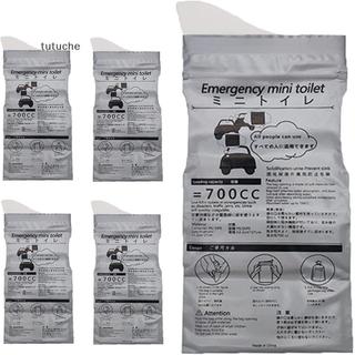 Tutu 1 / 5 Chiếc Túi Đi Tiểu Khẩn Cấp Ngoài Trời 700ml Dễ Dàng Mang Đi Piss Túi Du Lịch Di Động Vệ Sinh Cho Bé Nữ Nam Vomit Túi VN