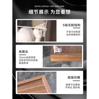 [Hộp chống bụi acrylic] Thích hợp cho rolife rolife Coffee Shop diy Cottage Handmade Nhà nhỏ Hộp trưng bày acrylic Hộp lưu trữ chống bụi