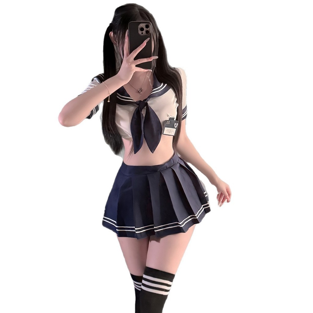 Gợi cảm Pure Desire - Đồng phục học sinh thủy thủ mềm mại, phù hợp cho cosplay Nhật Bản
