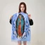 Khăn ROLY, Khăn quàng cổ chống gió ấm áp Yếm, Chống lạnh Đức Trinh Nữ Maria của Guadalupe In hình quấn cổ đa năng Thu Đông