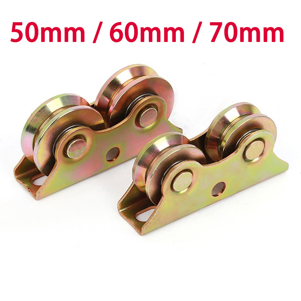 Ròng rọc 2 bánh xe, Ròng Rọc Mang, Bộ bánh xe sắt mạ chống gỉ cho cửa ...