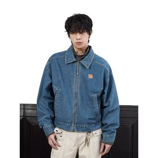 Quần áo và Áo Khoác Denim Cổ Điển Phù Hợp Dạo Phố Theo Kiểu Mỹ Sang Trọng