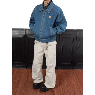 Quần áo và Áo Khoác Denim Cổ Điển Phù Hợp Dạo Phố Theo Kiểu Mỹ Sang Trọng