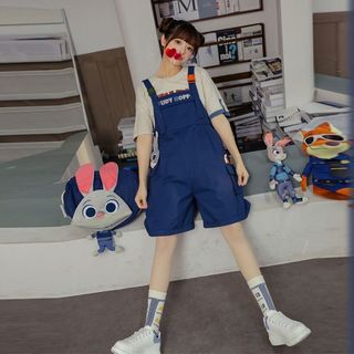Crazy Animal City - Quần Yếm Phong Cách Judy Hopps, Dễ Thương Cho Ngày Thường