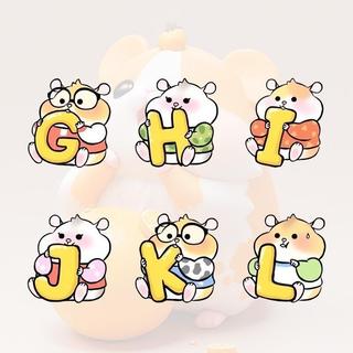 CHUỘT HAMTER Chữ Hoạt Hình Sáng Tạo Dễ móc khoá Trang Trí