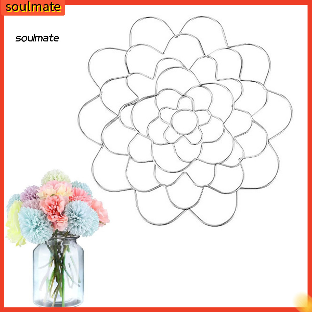 Lưới chèn hoa 6 Inch bằng thép không gỉ – lưới ếch sắp xếp bình, dụng cụ trưng bày thực vật, tái sử dụng