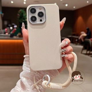 Ốp Điện Thoại Da PU Màu Trơn Mới Cho Xiaomi Poco F7 Ultra X7 Pro M7 Pro F3 Xiaomi 13T Pro 5G 4G Ốp Lưng Kinh Doanh Có Dây Buộc Ngắn Cặp Đôi Vỏ Mềm Chống Rơi