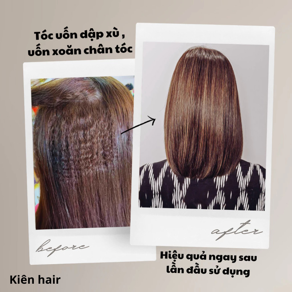 Thuốc duỗi tóc tại nhà không cần kẹp nhiệt, thuốc ép tóc tại nhà đơn giản, hiệu quả | Trunghair