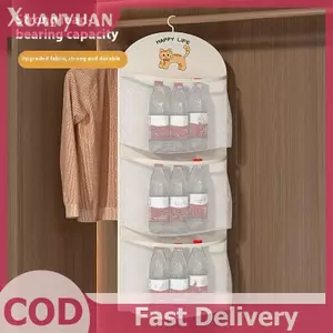 XUAN 2 / 3 Lớp Lưu Trữ Dung Tích Lớn Túi Lưới Quần Lót Tất Túi Bảo Quản Thoáng Khí Tủ Quần Áo Tổ Chức Có Móc Treo Quần Áo VN