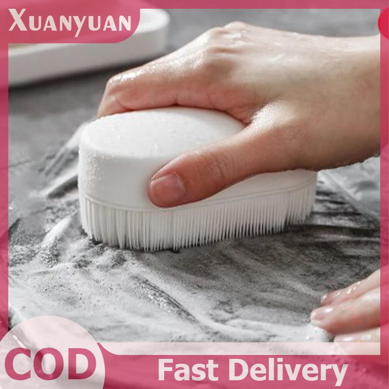 XUAN Quần Áo Chà Bàn Chải Đa Năng Giày Mềm Bàn Chải Hộ Gia Đình Tối Giản Bàn Chải Giặt Đồ Vệ Sinh VN
