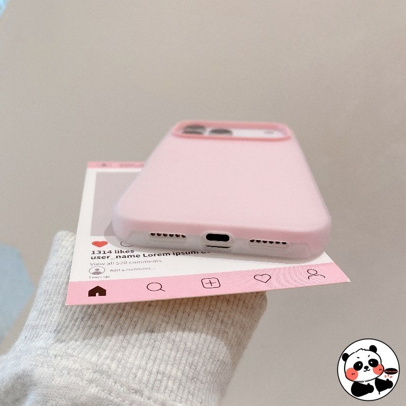 Ốp Điện Thoại Giữ Ảnh 2 Trong 1 Cho Realme C75 C75X C73 C71 C67 C65 C65S C63 C61 C55 C53 C51 C51S 4G 5G Vỏ Màu Kẹo Dễ Thương Mezzanine Khe Cắm Ảnh