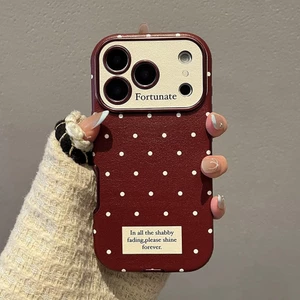 Ốp điện thoại màu đỏ rượu vang cho iPhone 17 16 Pro Max 16 15 14 13 Vỏ bảo vệ chống sốc