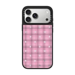 Từ Tính Màu Hồng Pentagram Lưới Gương Cứng Ốp Lưng Điện Thoại iPhone 17 Pro Max 17 Air 16 Plus 15 14 13 12 11 Vỏ Chống Sốc