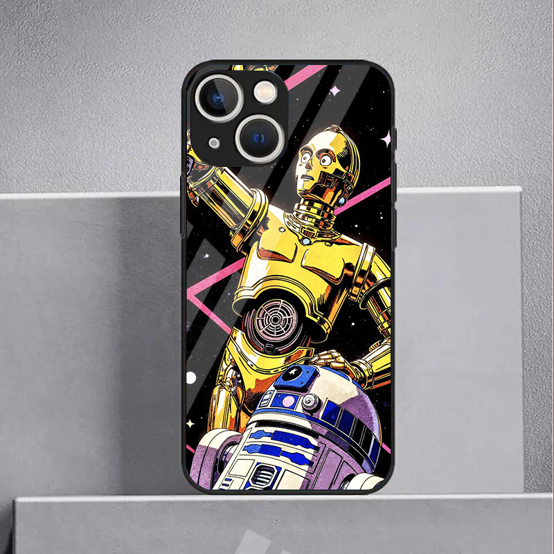 Ốp điện thoại kính star wars 18 cho IPhone 16 15 14 13 12 11 Pro XR XS Max Plus Mini X XR 8 7 6s SE2 / 3