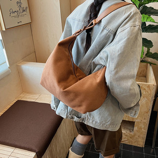 Túi Matte Retro Cho Nữ, Túi Đeo Vai Thời Trang Dung Tích Lớn