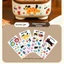 AKubi Hộp đựng bút để bàn cho bé (Tặng kèm Sticker) Hộp đựng văn phòng phẩm đa năng nhiều ngăn hoạt hình