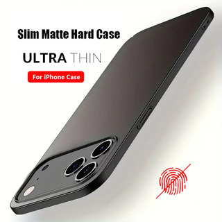 Dành Cho iPhone 17 Pro Max 17 Air Ultra Thin Matte Frosted PC Hard Case Chống Vân Tay Mỏng Vỏ Điện Thoại Ốp Lưng