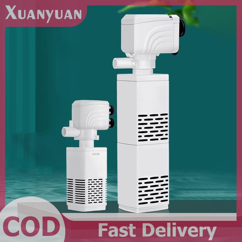 XUAN 3 Trong 1 Bể Cá Lọc Bơm Im Lặng Cá Chìm Khí Oxy Máy Hút Khí Bể Cá Máy Bơm Không Khí Nước Máy Bơm Sóng Máy Làm VN