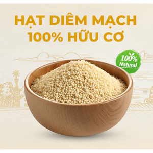 500GRm Hạt Diêm Mạch, Hạt Quinona Hữu Cơ Dinh Dưỡng Ăn Dặm Cho Bé Nhập Khẩu Peru, Làm Sữa Hạt, Ăn Kiêng, Giảm Cân 500g
