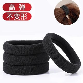 Dây Buộc Tóc Phiên Bản Hàn Quốc Cao Đàn Hồi Bền Da Tính Khí Đơn Giản Dây Buộc Tóc Đen Dày Đuôi Ngựa Dây Cao Su Nữ Dây Buộc Tóc Phong Cách Dây Cao Cấp Bao Da Bền Đơn Giản Thanh Lịch20251106