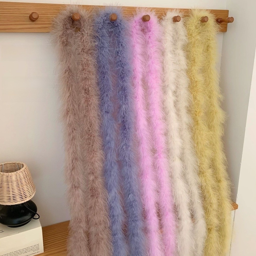 SANG TRỌNG - Dải Trang Trí Lông Thú Giả 2M, Perfect cho DIY và Trang Trí Nhà
